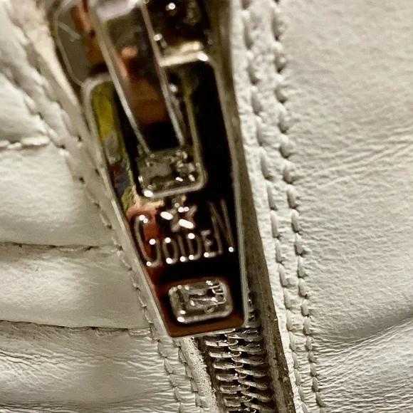 Golden Goose Deluxe Brand GGDB White and Silver High-Top Sneakers - Picture 15 of 16